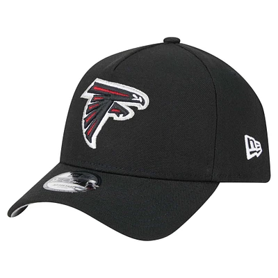 Men's New Era  Black Atlanta Falcons  A-Frame 9FORTY Adjustable Hat