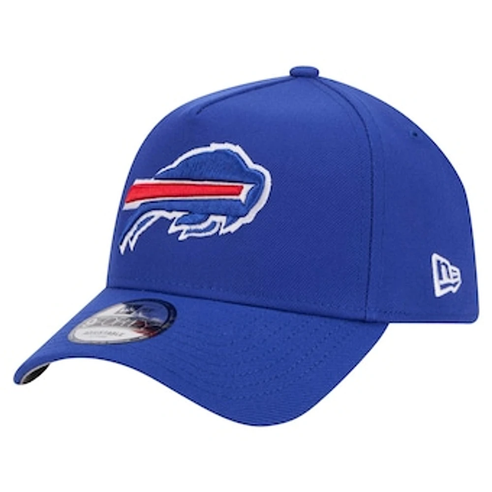 Men's New Era  Royal Buffalo Bills  A-Frame 9FORTY Adjustable Hat