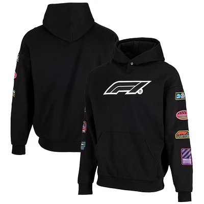 Unisex  Black Formula 1 2024 Las Vegas Grand Prix Patch Pullover Hoodie