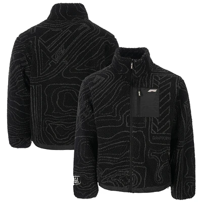 Unisex  Black Formula 1 2024 Las Vegas Grand Prix All Over Print Fleece Full-Zip Jacket