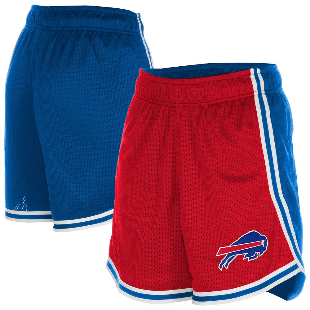 Women's New Era Red/Royal Buffalo Bills Sport Classics Mesh Shorts