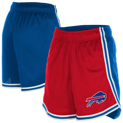 Women's New Era Red/Royal Buffalo Bills Sport Classics Mesh Shorts
