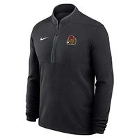 Men's Nike Black Oregon State Beavers Victory Quarter-Zip Jacket