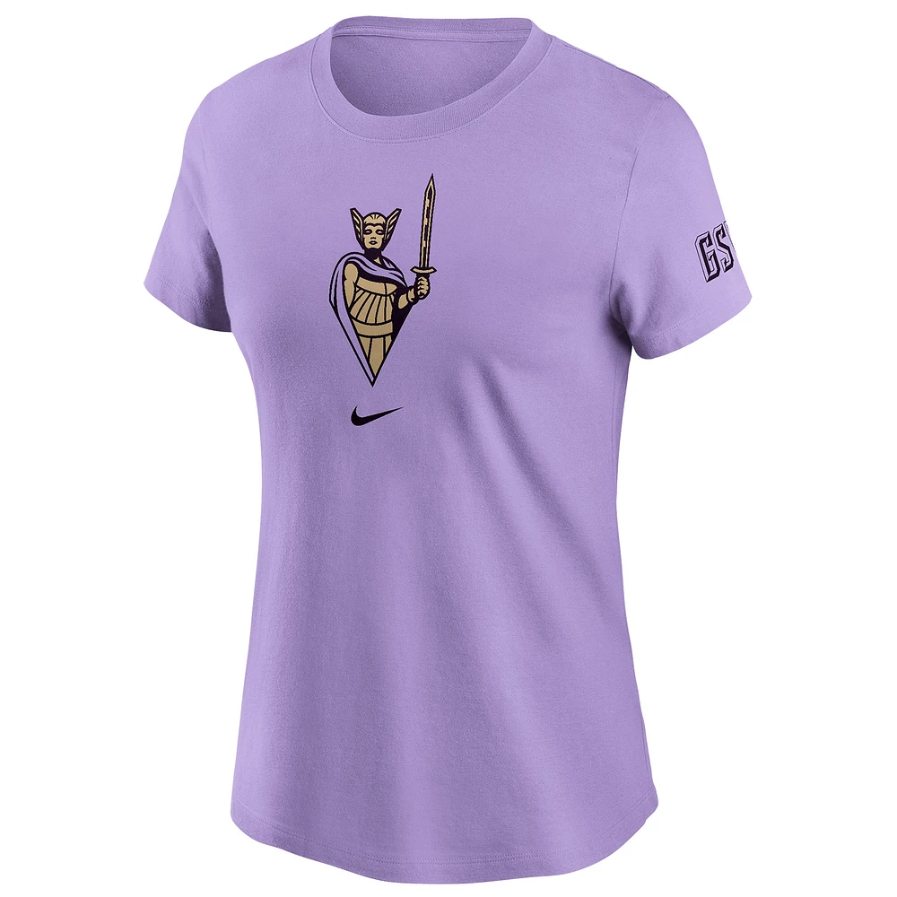 Women's Nike Violet Golden State Valkyries Secondary Logo T-Shirt