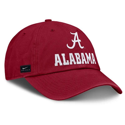 Men's Nike Crimson Alabama Crimson Tide 2025 Sideline Club Adjustable Hat