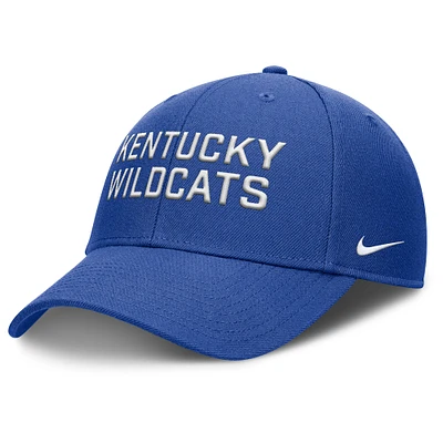 Men's Nike  Royal Kentucky Wildcats Rise Practice Adjustable Hat