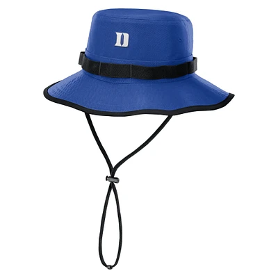 Men's Nike Royal Duke Blue Devils 2025 Sideline Apex Boonie Bucket Hat