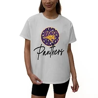Women's Gameday Couture White Northern Iowa Panthers Wild Expectations Tri-Blend Flowy T-Shirt