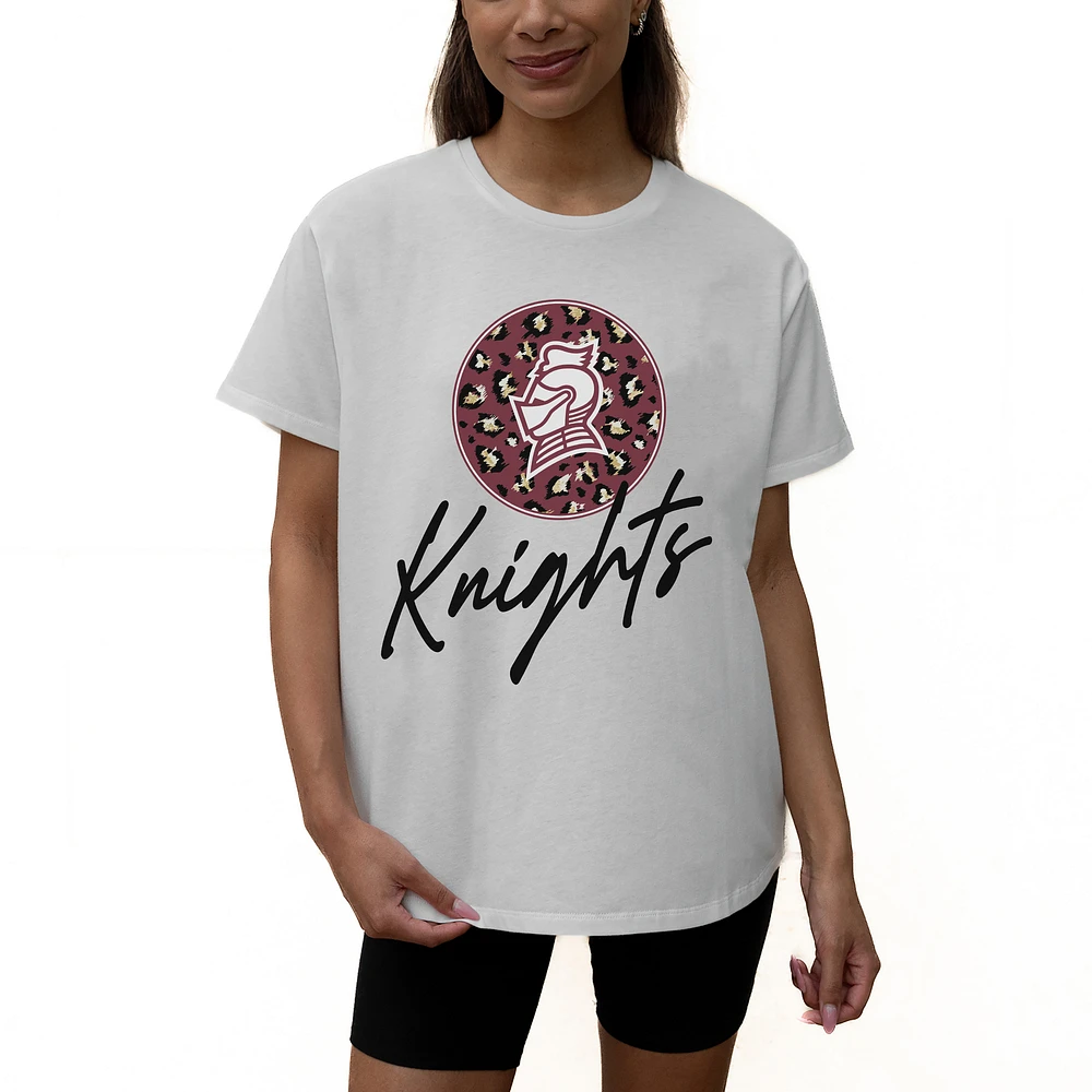 Women's Gameday Couture White Bellarmine Knights Wild Expectations Tri-Blend Flowy T-Shirt