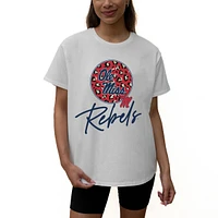 Women's Gameday Couture White Ole Miss Rebels Wild Expectations Tri-Blend Flowy T-Shirt