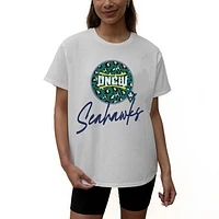 Women's Gameday Couture White UNC Wilmington Seahawks Wild Expectations Tri-Blend Flowy T-Shirt