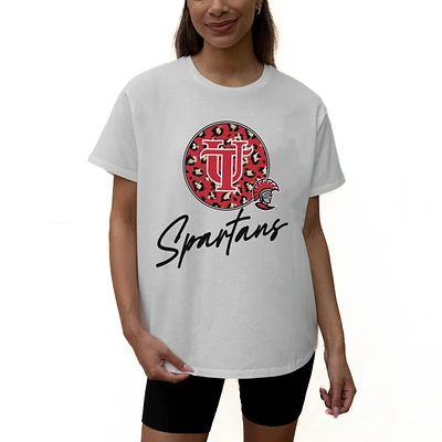 Women's Gameday Couture White Tampa Spartans Wild Expectations Tri-Blend Flowy T-Shirt