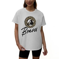 Women's Gameday Couture White University of North Carolina at Pembroke Braves Wild Expectations Tri-Blend Flowy T-Shirt