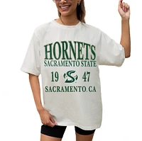 Women's Gameday Couture Cream Sacramento State Hornets Unity Oversized T-Shirt