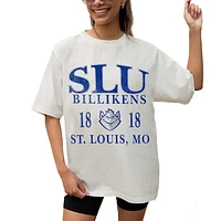 Women's Gameday Couture Cream Saint Louis Billikens Unity Oversized T-Shirt