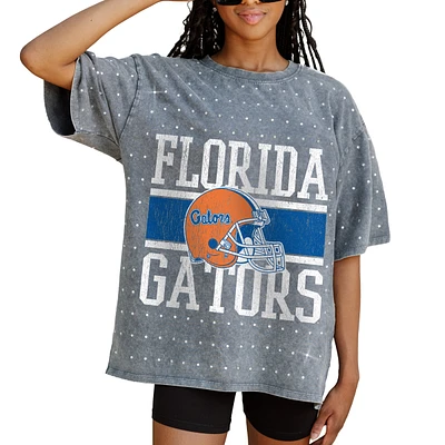 Women's Gameday Couture Gray Florida Gators On the Ball Oversized T-Shirt