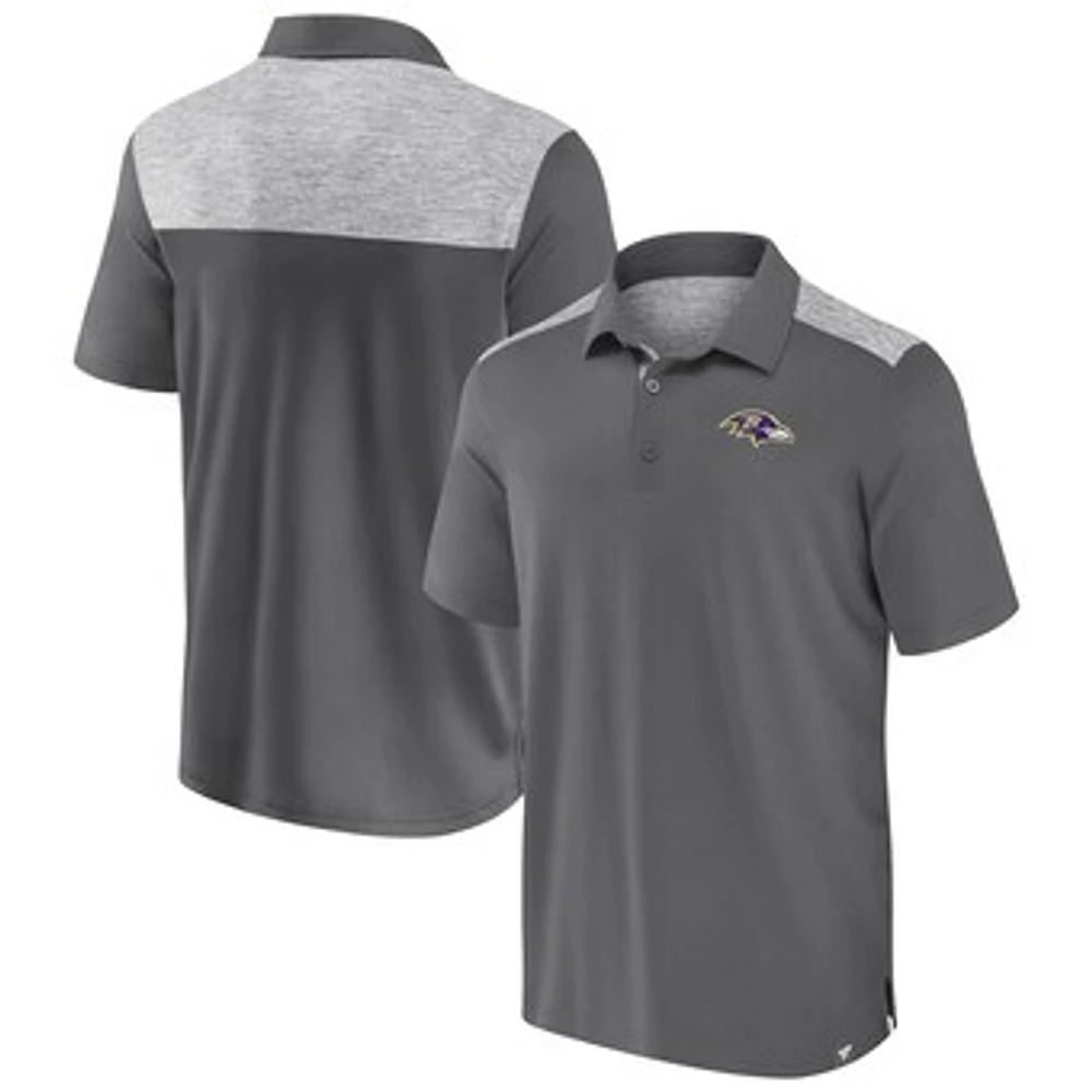 Men's Fanatics Baltimore Ravens Long Shot Polo