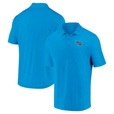 Men's Fanatics Light Blue Tennessee Titans Team Logo Polo