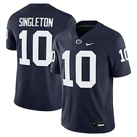 Men's Nike Nicholas Singleton Navy Penn State Nittany Lions NIL Football Game Jersey