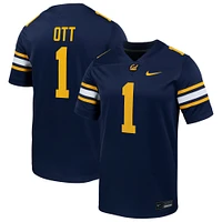 Men's Nike Jaydn Ott Navy Cal Bears NIL Football Game Jersey