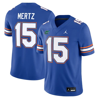 Men's Nike Graham Mertz Royal Florida Gators NIL Football Game Jersey