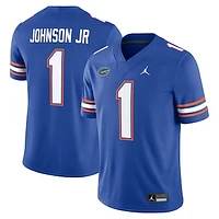 Men's Nike Montrell Johnson Jr. Royal Florida Gators NIL Football Game Jersey