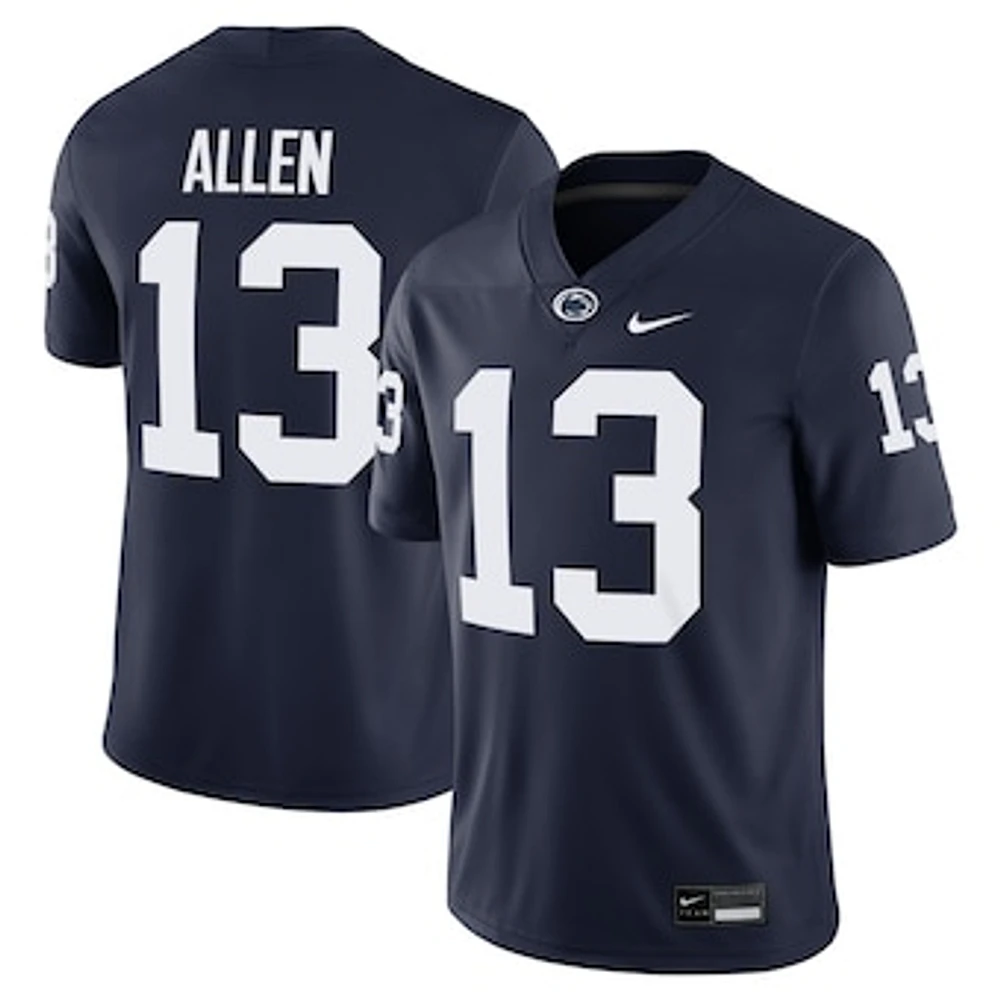 Men's Nike Kaytron Allen Navy Penn State Nittany Lions NIL Football Game Jersey