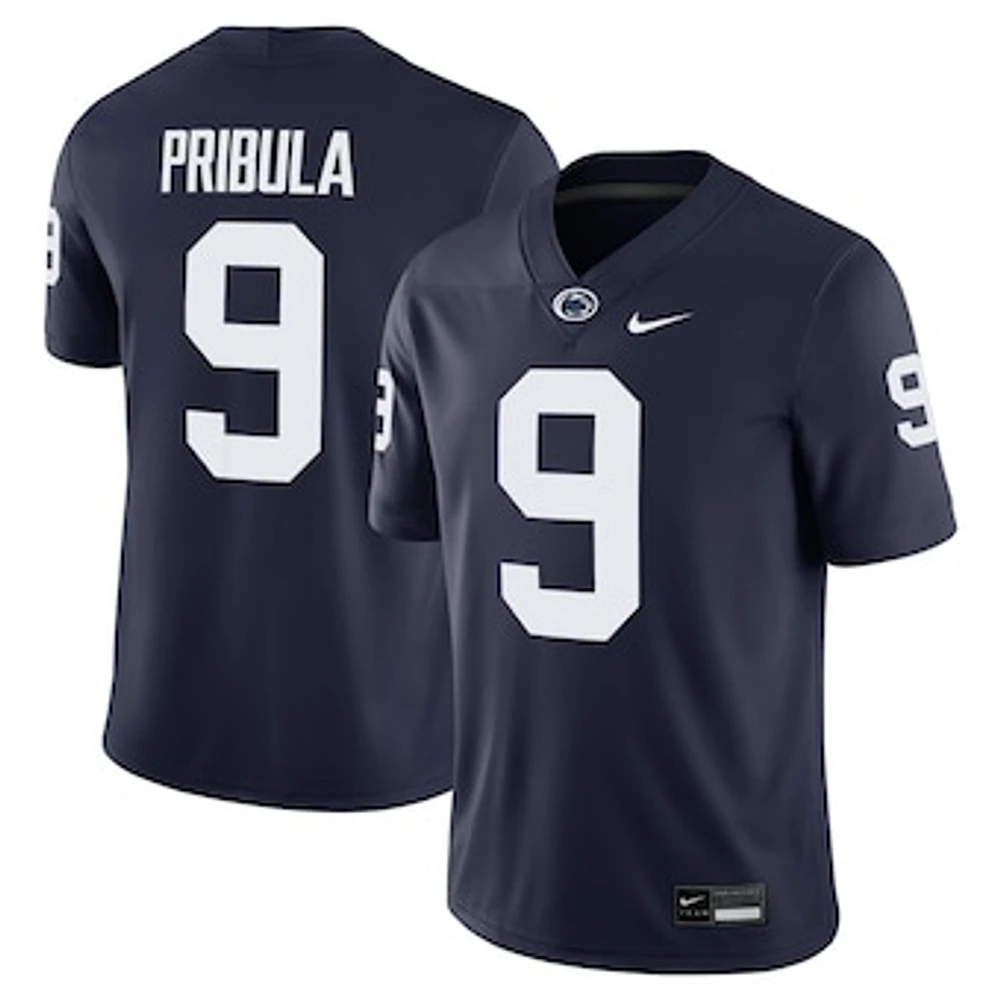 Men's Nike Beau Pribula Navy Penn State Nittany Lions NIL Football Game Jersey