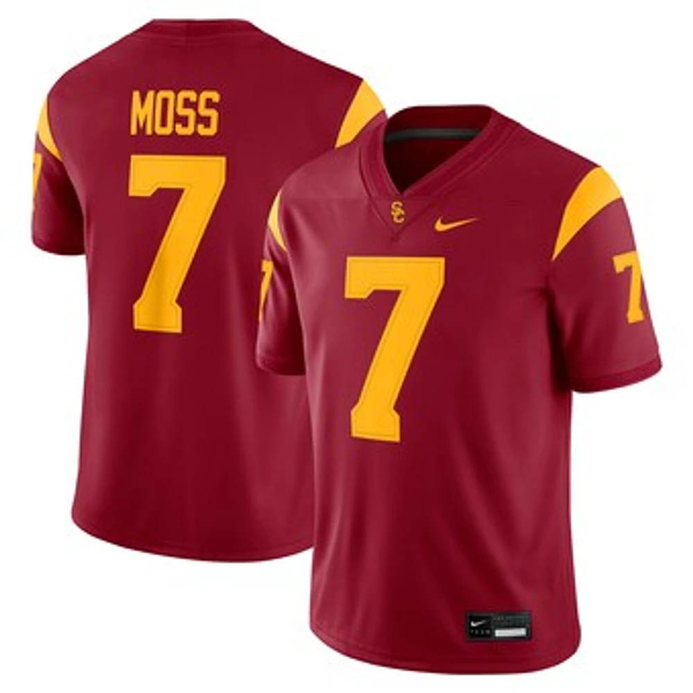 Men's Nike Miller Moss Cardinal USC Trojans NIL Football Game Jersey