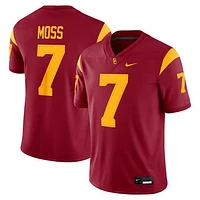 Men's Nike Miller Moss Cardinal USC Trojans NIL Football Game Jersey