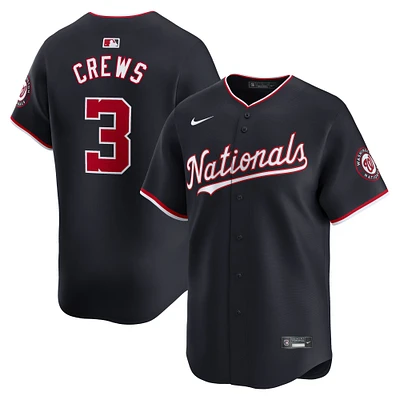 Men's Nike Dylan Crews Navy Washington Nationals Alternate Limited Player Jersey