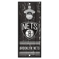 WinCraft Brooklyn Nets 5" x 11" Bottle Opener Wood Sign