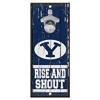 WinCraft BYU Cougars 5" x 11" Bottle Opener Wood Sign