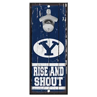 WinCraft BYU Cougars 5" x 11" Bottle Opener Wood Sign