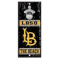 WinCraft Cal State Long Beach The Beach 5" x 11" Bottle Opener Wood Sign