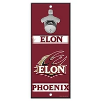 WinCraft Elon Phoenix 5" x 11" Bottle Opener Wood Sign