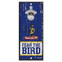 WinCraft Delaware Fightin' Blue Hens 5" x 11" Bottle Opener Wood Sign