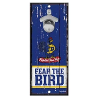 WinCraft Delaware Fightin' Blue Hens 5" x 11" Bottle Opener Wood Sign