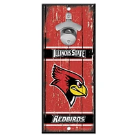 WinCraft Illinois State Redbirds 5" x 11" Bottle Opener Wood Sign