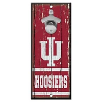 WinCraft Indiana Hoosiers 5" x 11" Bottle Opener Wood Sign