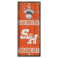 WinCraft Sam Houston State Bearkats 5" x 11" Bottle Opener Wood Sign