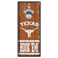 WinCraft Texas Longhorns 5" x 11" Bottle Opener Wood Sign