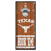 WinCraft Texas Longhorns 5" x 11" Bottle Opener Wood Sign