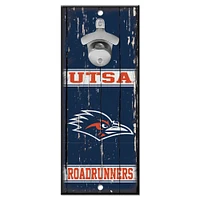 WinCraft UTSA Roadrunners 5" x 11" Bottle Opener Wood Sign