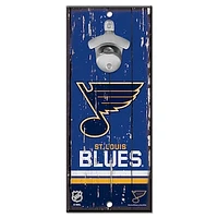 WinCraft St. Louis Blues 5" x 11" Bottle Opener Wood Sign