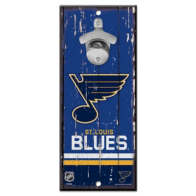 WinCraft St. Louis Blues 5" x 11" Bottle Opener Wood Sign