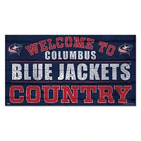 WinCraft Columbus Blue Jackets 13''x 24'' Country Wood Sign