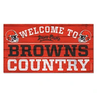WinCraft Cleveland Browns 13''x 24'' Country Wood Sign