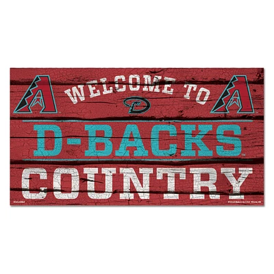 WinCraft Arizona Diamondbacks 13''x 24'' Country Wood Sign
