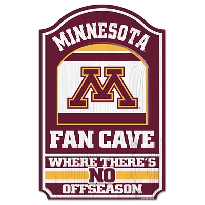 WinCraft Minnesota Golden Gophers 11'' x 17'' Wood Sign